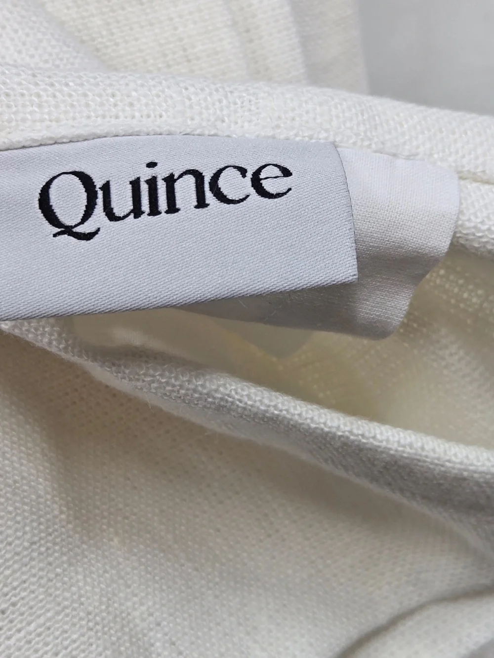NWT QUINCE Set Of 2 48x96 Heavyweight European Linen Curtains White 0090